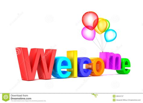 Colorful Welcome Word With Balloons On White Background Royalty ... Welcome To The Group Image, Welcome Poster Design, Afro Emoji, Bal Hanuman, Welcome Words, Welcome Images, Balloon Words, Welcome To The Team, Office Background