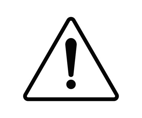 sign. Alarm sign. Error message.Danger warning icon. Danger warning. Vector icon. Risk sign. Information sign. Exclamation icon. Alert Love Emoji Art, Warning Logo, Alert Sign, Alert Icon, Clock Labels, Brain Diseases, Download Sign, Emoji Art, Warning Sign