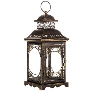 Antique Bronze Metal Lantern Glass Candle Lantern, Mini Lanterns, Flameless Led Candles, Metal Lanterns, Glass Lantern, Lanterns Decor, Bronze Metal, Antique Wall Clock, Fabric Bolts