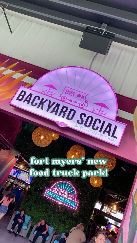 Find out why you should visit Backyard Social in Fort Myers, Florida. Florida Fort Myers, Galveston Texas Vacation, Fort Myers Beach Florida, Texas Vacation, Texas Vacations, Beach Stuff, American Road, Galveston Texas, Fort Myers Beach