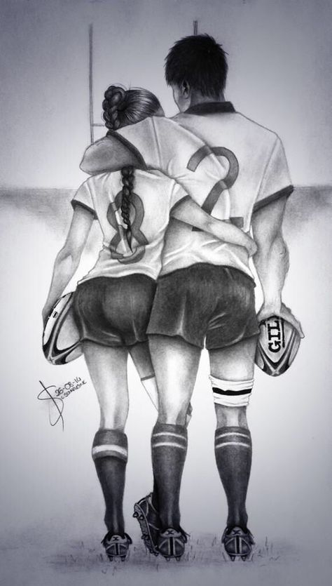 Rugby Couple, Rugby Drawing, Rugby Memes, Rugby Wallpaper, Rugby Quotes, Rugby Art, Rugby Girls, Rugby Poster, Rugby 7s