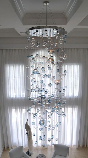 Transitional Mid Century Modern, Floating Bubbles, Dennis Miller, Lustre Vintage, Transitional Contemporary, Transitional Chandeliers, Bubble Chandelier, Chandelier Decor, Dream House Decor