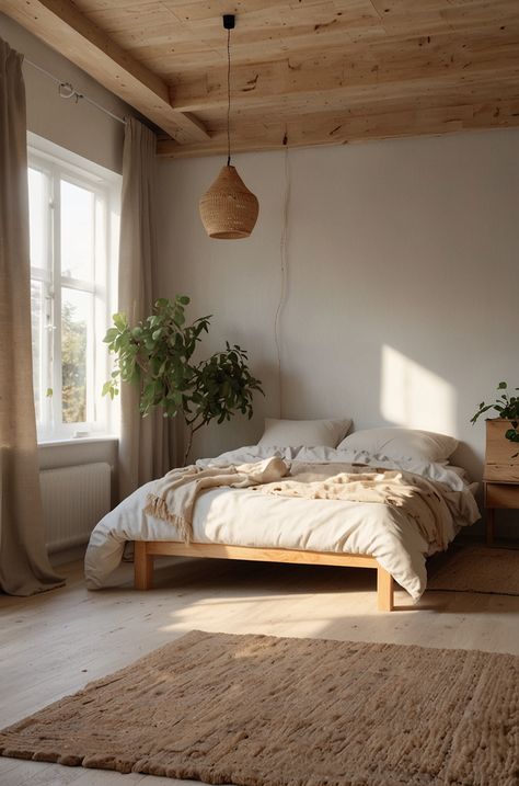 Norwegian Design Interiors, Minimalist Bedroom Cozy, Studio Remodel, Minimalistic Room, Learning Corner, Pretty Furniture, Cozy Summer, Norwegian Design, Bedroom Cozy