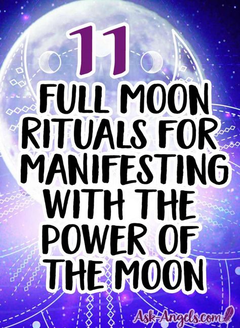 11 Full Moon Rituals for Manifesting with the Power of the Moon Full Moon Spells, Full Moon Rituals, New Moon Full Moon, Full Moon Tonight, Draw Love, Manifestation Spells, Second Brain, Moon Spells, Moon Rituals