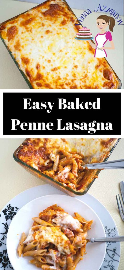 Lasagna With Bechamel Sauce, Pasta Lasagna, Baked Penne Pasta, Baked Penne, Lasagna Casserole, Baked Lasagna, Lasagna Pasta, Best Pasta Recipes, Yummy Pasta Recipes