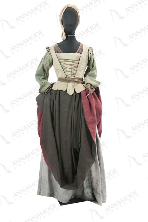 Servant Dress, Ren Faire Outfits, Medieval Clothes, Woman Outfit, Les Miserables, Dress Suits, 16th Century, 17th Century, Costume Design