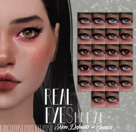 DFJ - REAL EYES -- Humans #SIMS4 #S4EYES S4cc Makeup, Cc Makeup, Sims 4 Cc Eyes, Real Eyes, Realistic Eyes, The Sims 4 Skin, Makeup Cc, The Sims 4 Pc, Sims 4 Game Mods