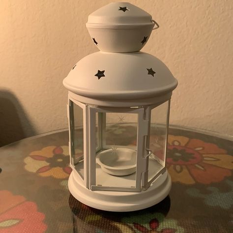 IKEA Rotera white tea light lantern with star cutouts Ikea Tea Lights, Ikea Lantern, Ikea Lanterns, Tea Light Lanterns, Wedding Wishes, White Tea, Once Upon A Time, Tea Lights, Brave