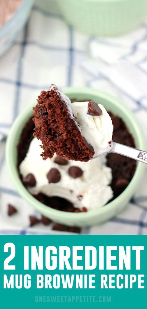 Ww Brownie Mix Recipes, Mug Brownie Box Mix Recipe, Mug Brownie Recipe, Mug Brownie Recipes, Single Serve Brownie, Cake Microwave, Brownie Mix Recipes, Mug Brownie, Mug Desserts