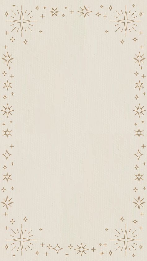 Download free vector of Gold mystical star frame vector on beige background by Porpla mana about minimal wallpaper, gold frames, stars gold background, mystical, and aesthetic 3087265 Vintage Writing Paper, Minimalist Wallpaper Phone, Element Illustration, Notebook Cover Design, Paper Background Design, Minimal Wallpaper, Scrapbook Background, Frame Vector, Gold Frames