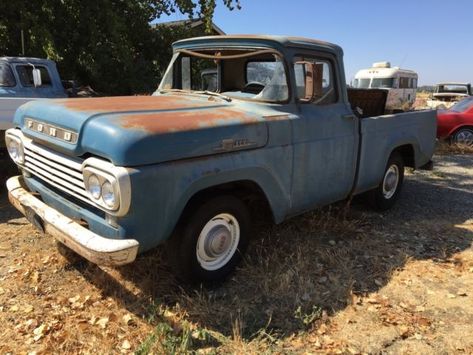 1959 Ford F100, 1965 Ford F100, F100 For Sale, F100 Truck, Old Ford Trucks, Ford F Series, Ford F100, Ford Pickup Trucks, Old Fords