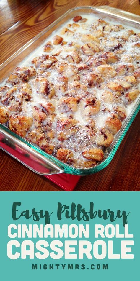 Easy Cinnamon Roll Casserole, Cinnamon Roll Wallpaper, Cinnamon Roll French, Pillsbury Cinnamon Rolls, Cinnamon Roll French Toast, Cinnamon Roll Casserole, Eggs Breakfast, Cinnamon French Toast, Breakfast Sweets