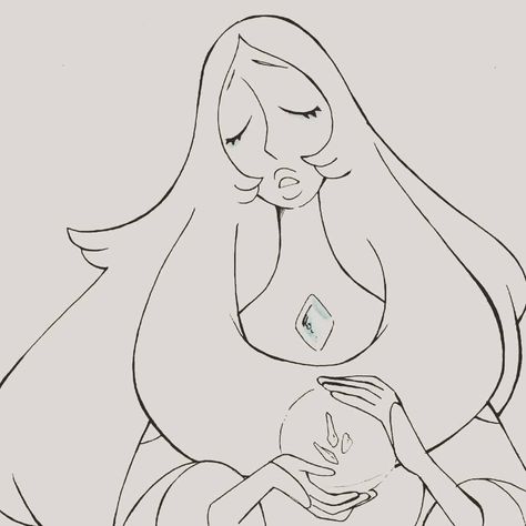 Su Blue Diamond Fanart, Blue Diamond Steven Universe Drawing, Blue Diamond Tattoo Steven Universe, Drawing Ideas Steven Universe, Steven Universe Line Art, Steven Universe Drawing Style, Steven Universe Doodles, Blue Diamond Drawing, Steven Universe Painting