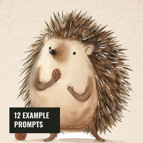 Hedge Hog, Hedgehog Illustration, Hedgehogs, Cute Characters, Illustrations, Animals, Quick Saves, Art