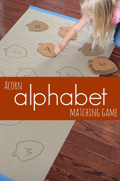 Alphabet Matching Game, Letter C Activities, Autumn Themed Activities, Fall Lesson Plans, Fall Preschool Activities, Fall Lessons, Tree Study, Alphabet Matching, Preschool Literacy