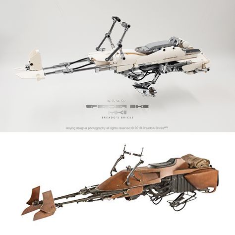 https://flic.kr/p/2hTN4p2 | SnowSpeederBikeMKII41 Star Wars Theme Room, Hover Bike, Speeder Bike, Future Transportation, Star Wars Spaceships, Star Wars Birthday Party, Star Wars Models, Star Wars Vehicles, Anime Japanese