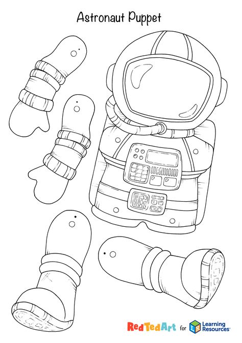 Build An Astronaut Printable, Arts And Crafts Space, Free Astronaut Printables, Printable Astronaut Template, Astronaut Craft For Toddlers, Astronaut Art Project, Space Coloring Sheets Free Printable, Astronaut Template Free Printable, Space Toddler Crafts