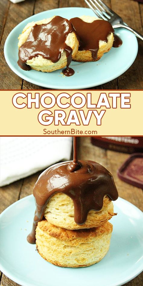 Chocolate Gravy And Biscuits, Chocolate Gravy Recipe, Gravy And Biscuits, Chocolate Gravy, Weight Watcher Desserts, Diy Easy Recipes, Low Carb Dessert, Gravy Recipes, Easy Chocolate