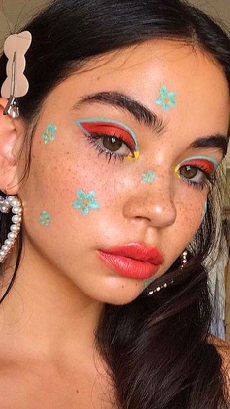 Makeup Bibir, Rosa Make-up, Kendall Jenner Makeup, Halloween Make-up Looks, Sunset Makeup, Maquillage On Fleek, Makeup 2018, Aesthetic Orange, Orange Makeup