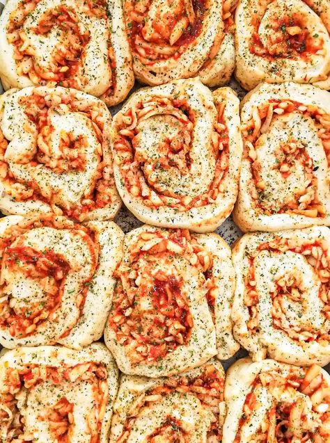 Raw pizza rolls in baking sheet What Can I Make With Pizza Dough Besides Pizza, Pizza Cinnamon Rolls, Soul Pizza Roll Recipe, Pizza Roll Dough Recipe, Cinnamon Roll With Pizza Dough, Perfect Pizza Roll, Sourdough Pizza Rolls, Pizza Rolls With Pizza Dough, Cinnamon Rolls From Pizza Dough