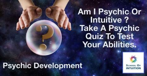 Am I Psychic Or Intuitive | Take A Psychic Quiz To Uncover Your Abilities Am I Psychic, Psychic Abilities Test, Psychic Development, Psychic Powers, Psychic Reading, Psychic Abilities, Psychic, First Step, Take A