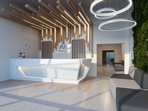 White Modern Decoration Reception Desk Reception Area Desk Hospital Reception Counter Design Warehouse Workspace, Angela Office, Girlie Office, Windowless Office, Organize Desk, Reception Counter Design, Layout Bedroom, Office Inspiration Workspaces, Reception Area Design