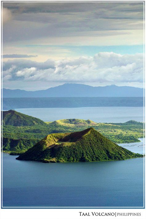 Smallest Volcano in the World, Taal Volcano found in Tagaytay, Philippines, Enjoy beautiful views and cool climate in tropical country. Tagaytay Philippines, Taal Volcano, Bataan, Tagaytay, Gorgeous Scenery, Baguio, Bohol, Philippines Travel, Boracay