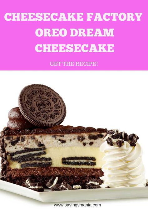 Cheesecake Factory Oreo Cheesecake, Cheesecake Factory Carrot Cake, Cheesecake Factory Pasta, Cheesecake Factory Copycat, Oreo Cheesecake Recipes, Cheesecake Factory Recipes, Cheesecake Brownie, Nutella Desserts, Carrot Cake Cheesecake