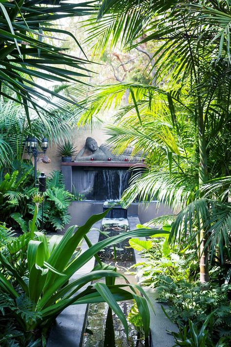 Melbourne Garden, Tropical Garden Ideas, Bali Garden, Tropical Garden Design, Tropical Backyard, Landscape Design Plans, Backyard Garden Design, Garden Landscape Design, Tropical Landscaping