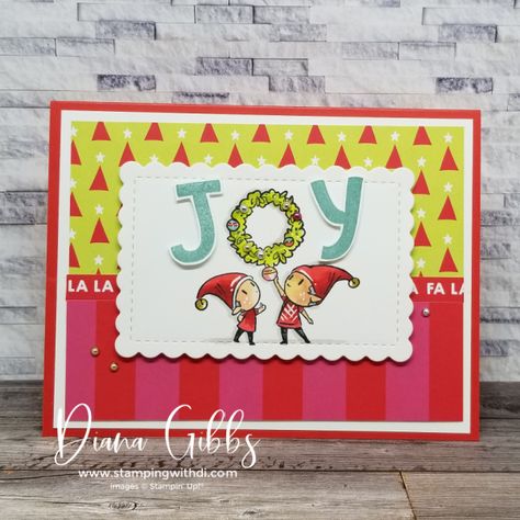 Stampin Up Christmas Cards, Stampin Up Christmas, So Adorable, The Elf, Stampin Up Cards, Card Ideas, Stampin Up, Christmas Cards, Card Making