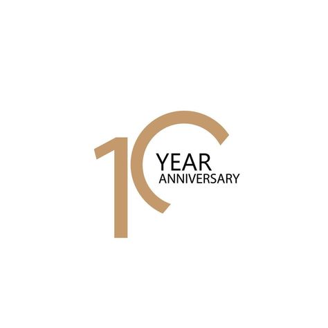 10 year anniversary celebration vector template design illustration 10 Year Celebration Business, 20th Anniversary Logo Design, 30 Year Anniversary Logo, 10 Year Anniversary Logo Design, 100th Anniversary Logo Design, 10year Anniversary Shirt, Company Anniversary, 25 Year Anniversary, Music Week