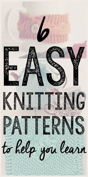 6 Easy Knitting Patterns to Help You Learn --- Once you've figured out basic stitches, the next problem is how to reinforce what you've learned. Knitting patterns can help with that, so I've collected a few easy knitting patterns that have helped me! || diybudgetgirl.com #knitting #patterns #free #easy Knitting Beginners, Learn To Knit, Knitting Patterns Free Beginner, Easy Knitting Projects, Knitting Basics, Basic Stitches, Beginner Knitting Patterns, Beginner Knitting Projects, Easy Knit