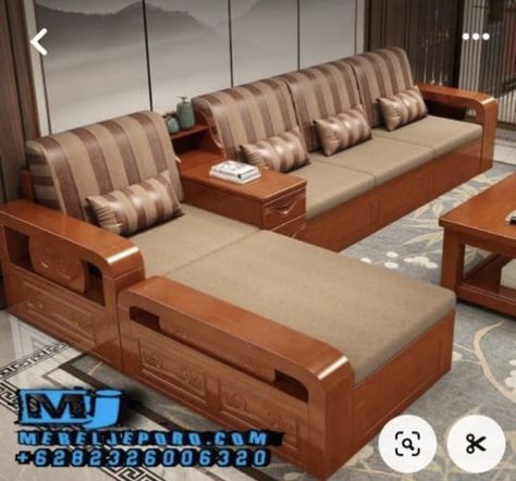 Sofa Placement, Sofa Kulit, Sofa Design Wood, Wooden Sofa Set Designs, Luxury Sofa Design, Wooden Sofa Designs, Corner Sofa Design, Wooden Bed Design, Sofa Bed Design