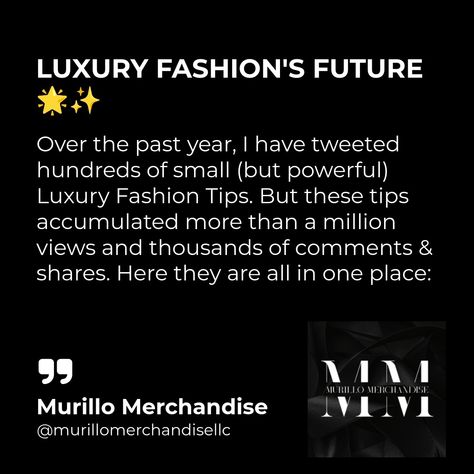 We've seen the luxury fashion world evolve, and at Murillo Merchandise, we're at the forefront of this chic revolution! 👗🛍️ Dive into our collection of designer brands at prices that'll make your wallet smile. 😊💸 Your style should be as authentic as you are, and that's why we guarantee 100% real-deal designer goods. No fakes, just fashion! 🚫👘🔍 Ready to upgrade your wardrobe with luxe for less? Visit our website: murillomerchandise.com 💻👑 #LuxuryFashion #DesignerDeals #AuthenticStyle #luxur... Luxe For Less, Year Of The Dragon, Unisex Jacket, Fashion World, Jewelry For Her, Zadig And Voltaire, Unisex Sunglasses, Pierre Cardin, Belts For Women