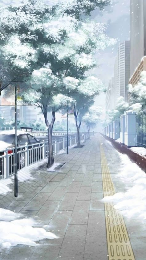 Anime Snow, Wattpad Background, Episode Interactive Backgrounds, Anime Places, Episode Backgrounds, Anime City, Scenery Background, Anime Backgrounds Wallpapers, Fantasy Art Landscapes