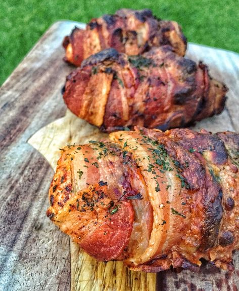 Grilled Stuffed Chicken Breast, Grilled Stuffed Chicken, Bacon Wrapped Stuffed Chicken, Chicken On The Grill, Baked Stuffed Chicken, Chicken Breast With Bacon, Bacon Wrapped Chicken Breast, Grilled Chicken Breast Recipes, Bbq Chicken Breast