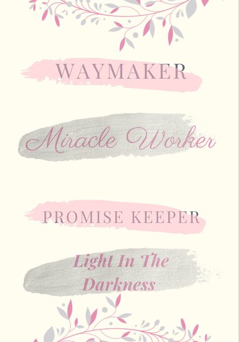 Waymaker-miracle worker-promise keeper- light in the darkness Waymaker Wallpaper, Waymaker Miracle Worker Wallpaper, Waymaker Miracle Worker, Bybel Verse, Promise Keeper, Light In The Darkness, In The Darkness, Wall Papers, Inspirational Bible Quotes