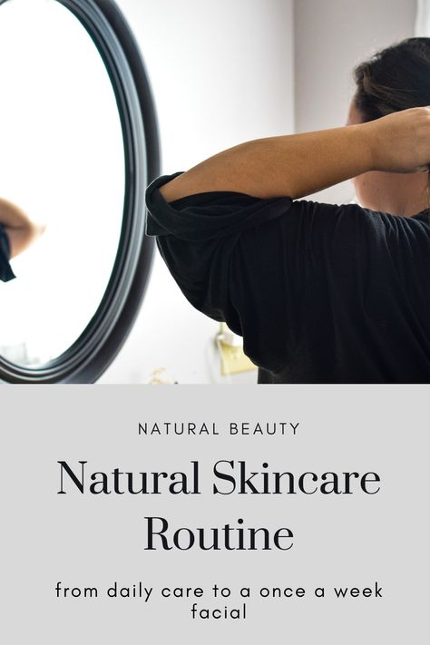 Today I am sharing a daily natural way to cleanse the face and also a once a week deep facial at home with natural products for a full skincare routine. #naturalskincare #athomebeauty #naturalfaceathome #naturalproducts #howtomakenaturalskincare Daily Facial Routine, Natural Wood Cleaner, Full Skincare Routine, Natural Skincare Routine, Facial Routine, Natural Beauty Routine, Deep Cleansing Facial, Routine Daily, Facial Routines