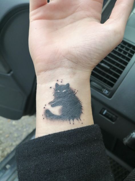 Coverup Tattoo Wrist, Tattoo Coverup Ideas Wrist, Black Cat Cover Up Tattoo, Black Cat Wrist Tattoo, Cat Tattoo On Wrist, Cat Bracelet Tattoo, Inner Wrist Tattoo Cover Up Ideas, Cover Up Tattoos On Wrist, Cat Tattoo Wrist