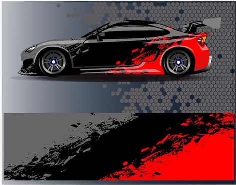 Race Car Wrap Design, Car Paint Design Ideas, Race Car Decals, Wrap Design Car, Race Car Livery Design, Car Livery Ideas, Vehicle Wrap Design Ideas, Race Car Design Graphics, Car Stickers Design