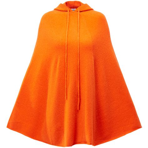 Madeleine Thompson Carol Cashmere Hooded Poncho ($240) ❤ liked on Polyvore featuring outerwear, orange, cashmere ponchos, orange poncho, style poncho and madeleine thompson Orange Poncho, Orange Style, Cashmere Poncho, Hooded Poncho, Orange Orange, Poncho Style, Ponchos, Skater Skirt, Cashmere