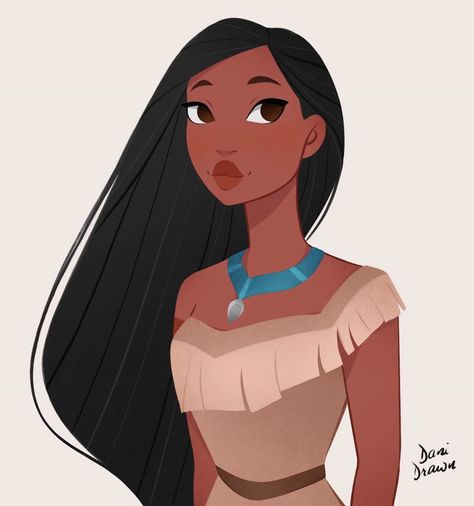 Danidrawn - Disney Pocahontas Pocahontas Drawing, Pocahontas Character, Pocahontas Outfit, Pocahontas And John Smith, Disney Princess Pocahontas, Princess Pocahontas, Colors Of The Wind, Disney Queens, Animation Disney