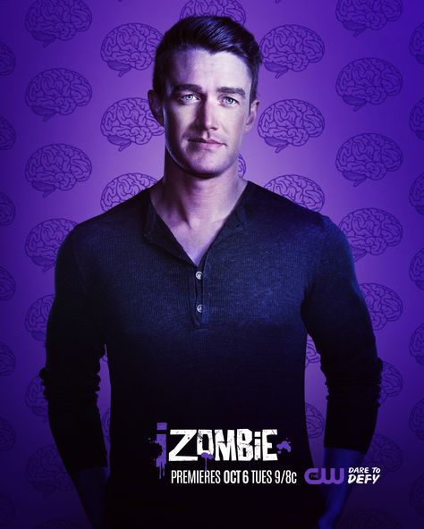 Izombie Cast, Izombie Tv Series, I Zombie, Tv Poster, Fantasy Shows, Dc Tv Shows, Zombie Movies, Top Tv, Tv Times