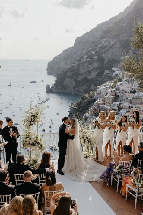 Nothing spells luxury like a destination wedding. We present you with 13 of the best destination wedding spots to host your big day! #DestinationWedding #Wedding #Italy #WeddedWonderland Small Destination Wedding Europe, France Destination Wedding, Destination Wedding Greece, Greece Wedding Aesthetic, Abroad Wedding, Wedding Spots, Luxury Europe, Best Wedding Destinations, Best Destination Wedding Locations