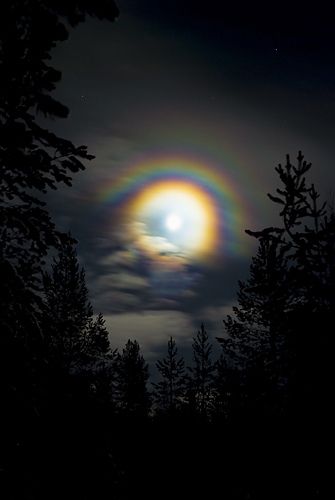 Composite Images, Sunset And Sunrise, Whimsical Witch, Moon Rainbow, Moon Pictures, Atmospheric Phenomenon, Rainbow Cloud, Into The Wild, Natural Phenomena