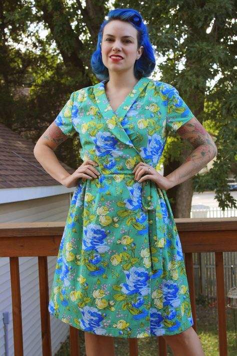 Kielo wrap dress pattern