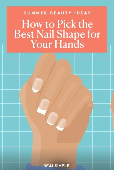 Best Nail Shape, Popular Nail Shapes, Short Nail Bed, Simple Nails Design, Square Oval Nails, Natural Nail Shapes, Oval Nails Designs, Oval Shaped Nails, Wide Nails