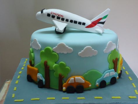 Airplane Made Of Gumpaste Cars And Trees Clouds Al Fondant Chocolate Cake With Chocolate Ganache Filling on Cake Central Planes Birthday Cake, Airplane Birthday Cakes, Chocolate Cake With Chocolate Ganache, Plane Party, Toddler Birthday Cakes, Cake With Chocolate Ganache, Airplane Cake, Baby Boy Birthday Cake, Planes Birthday