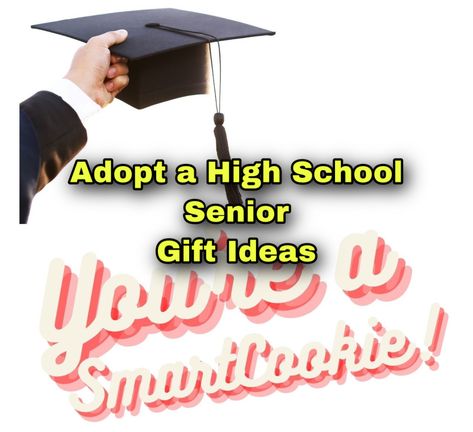 Adopt a Senior Gift Ideas/ Graduation Gift Ideas. Brighten a high school seniors world Adopt A Senior High School Gift Ideas, Adopt A Senior Gift Ideas, Senior Gift Ideas, High School Senior Gifts, Student Gift Ideas, Gift Ideas Graduation, Senior Week, Graduation Gift Ideas, Senior Gifts