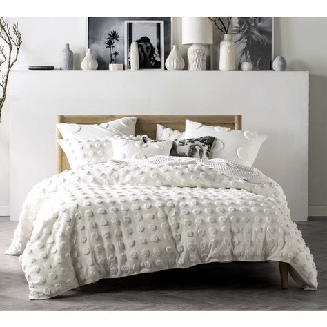 https://www.frenchbedroomcompany.co.uk/pom-poms-on-parade-bed-linen-set-in-ivory White Quilt Cover, Grey Linen Bedding, Bedroom Walls, Luxury Bedding Sets, Bed Linens Luxury, Bed Linen Sets, White Quilt, Quilt Cover Sets, Duvet Sets